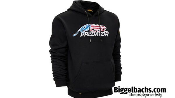 Predator Black Pull-over hoodie front USA