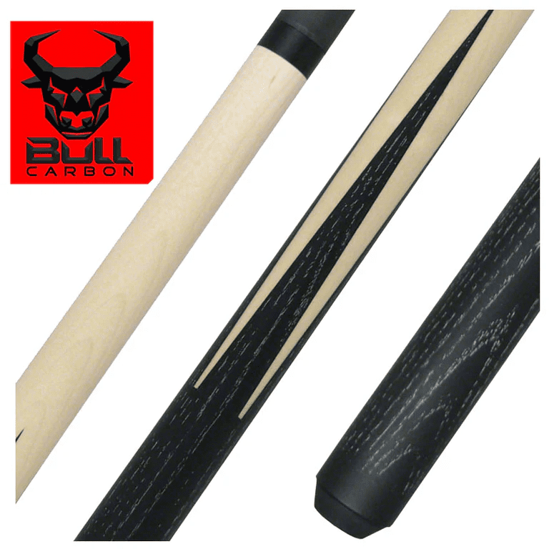 Bull Carbon Black Sneaky Pete Pool Cue with Bull Carbon Shaft