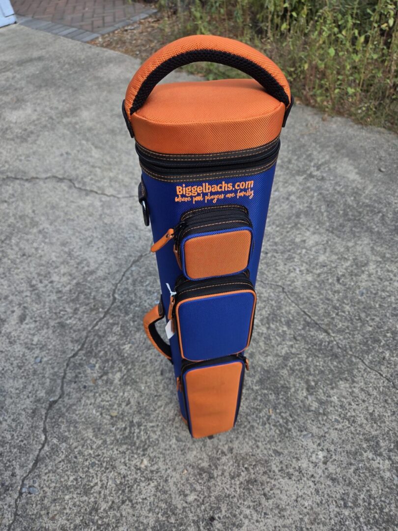 Biggelbachs 4x8 Orange and Blue case by JB Cases