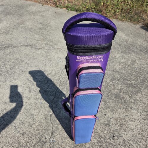 Biggelbachs 3x6 Purple w Blue and Pink accents case by JB Cases