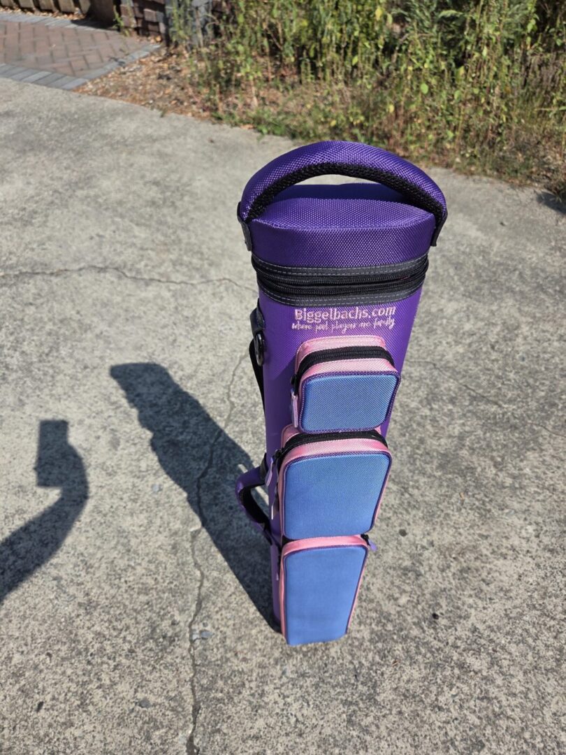 Biggelbachs 3x6 Purple w Blue and Pink accents case by JB Cases