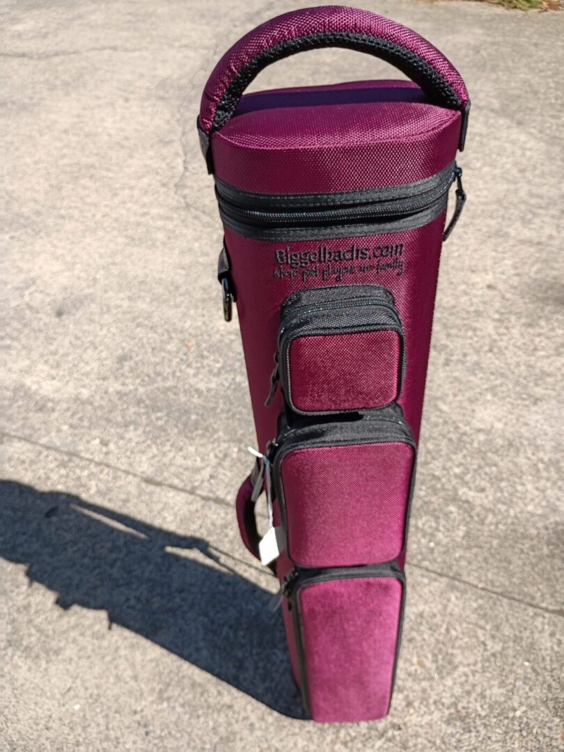 Biggelbachs 4x8 Burgandy and Black case by JB Cases