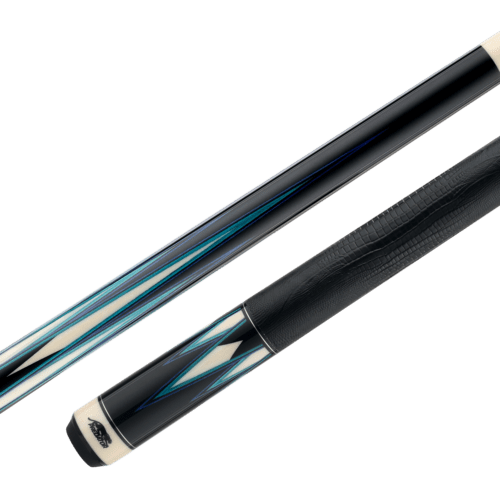 PREDATOR TRUE SPLICE 16 LEATHER WRAP Blue/Teal + Revo Shaft