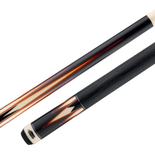 PREDATOR TRUE SPLICE 16 LEATHER WRAP Red/Orange + Revo Shaft