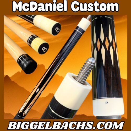 Bill McDaniel (Ebony w/ 5 points) Pool Cue