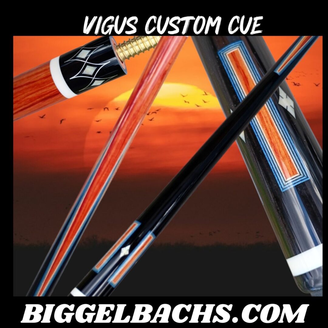 Vigus (Ebony & Tulipwood) Pool Cue
