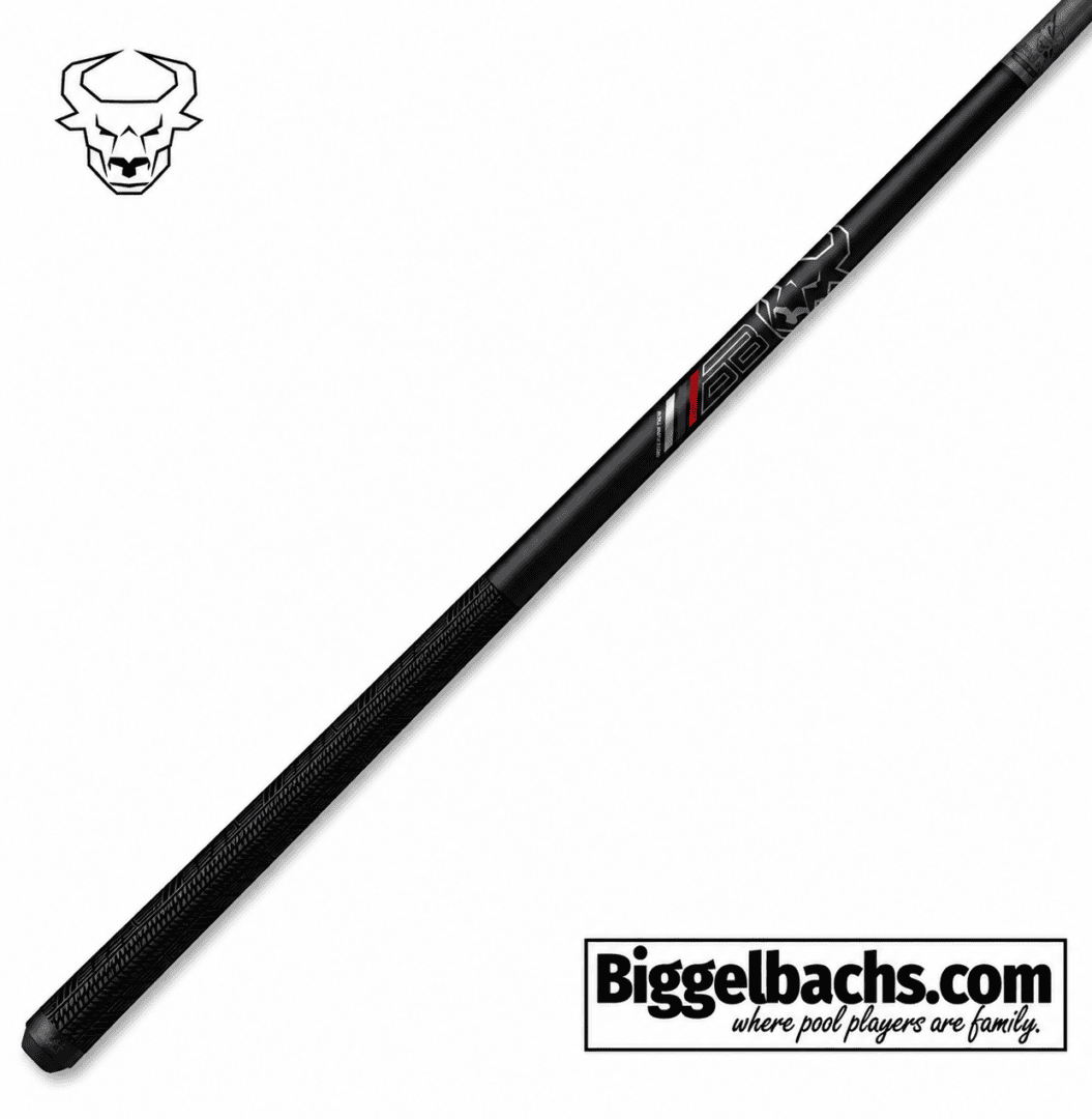 Bull Carbon Gun Metal Gray Break Cue with Sport Grip - Image 2