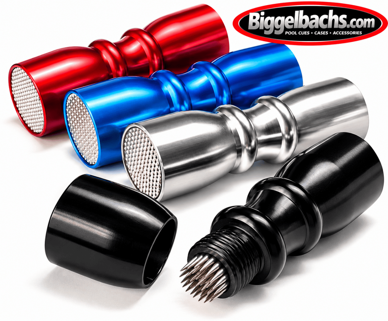 3-in-1 Bowtie Pool Cue Tip Tool – Shaper, Scuffer & Tip Pick