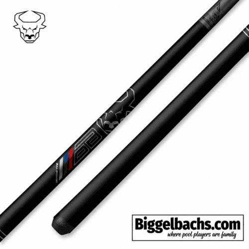 Bull Carbon Gun Metal Gray Wrapless Break Cue