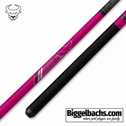 Bull Carbon Pink Break Cue with Sport Grip & Carbon Shaft