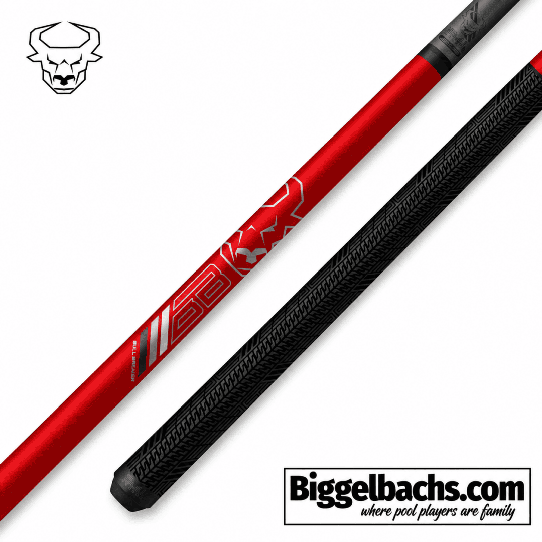 Bull Carbon Carbon Fiber Break Cue – Red Sports Grip