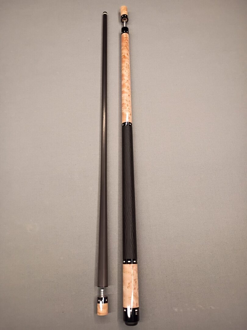Elliott Custom Pool Cue – Birdseye Maple with Jacoby Black Shaft - Image 13
