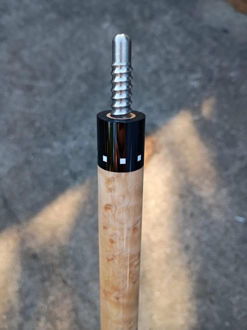 Elliott Custom Pool Cue – Birdseye Maple with Jacoby Black Shaft - Image 12