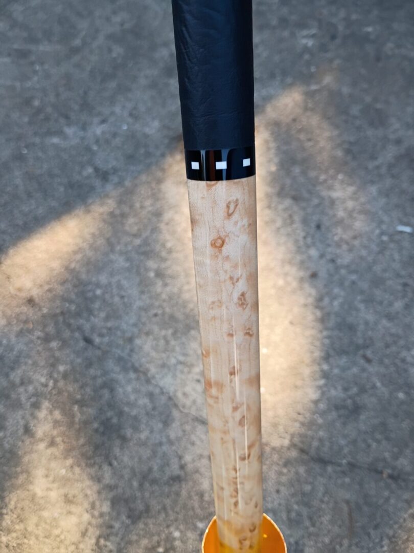 Elliott Custom Pool Cue – Birdseye Maple with Jacoby Black Shaft - Image 9