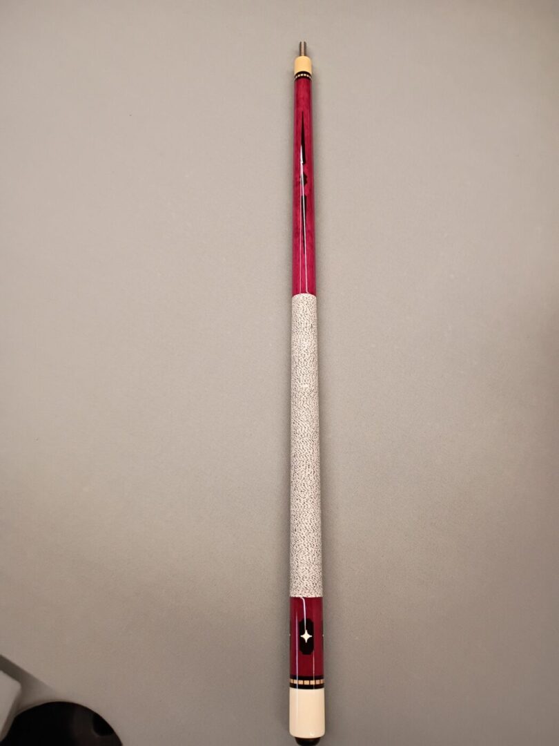 Burt Schrager Custom Pool Cue – Purpleheart, 4 Floating Points - Image 8