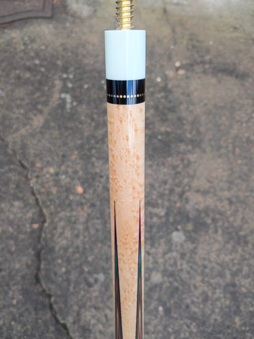 Vigus Custom Cue – Purpleheart Full Splice, 4 Bridged Points - Image 7