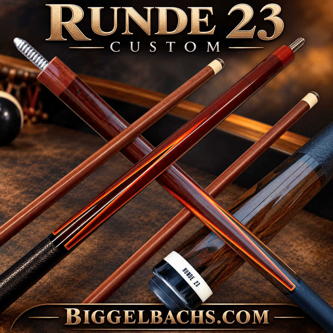 Runde 23 Custom Pool Cue – Four Bridged Points