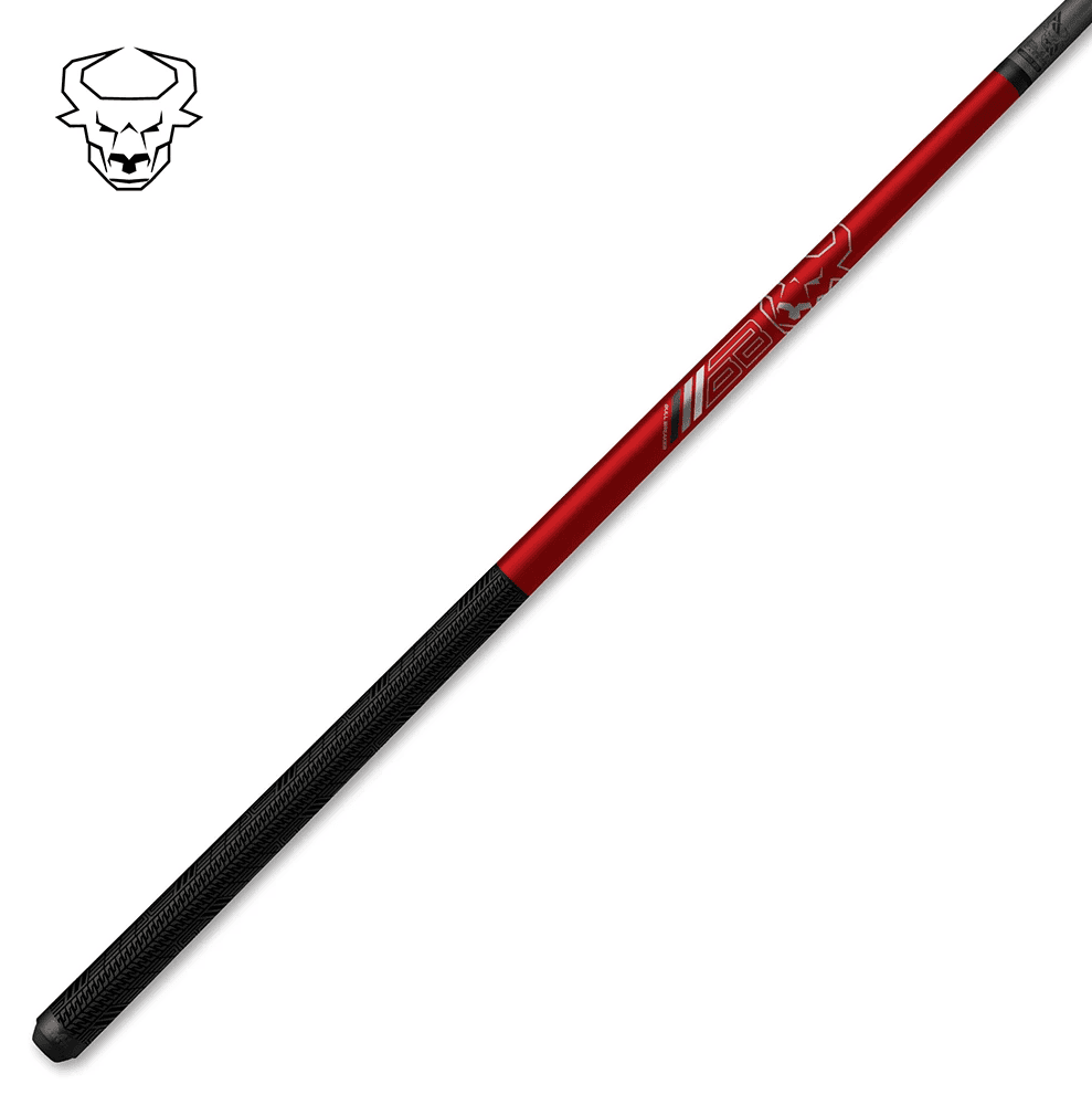 Bull Carbon Carbon Fiber Break Cue – Red Sports Grip - Image 2